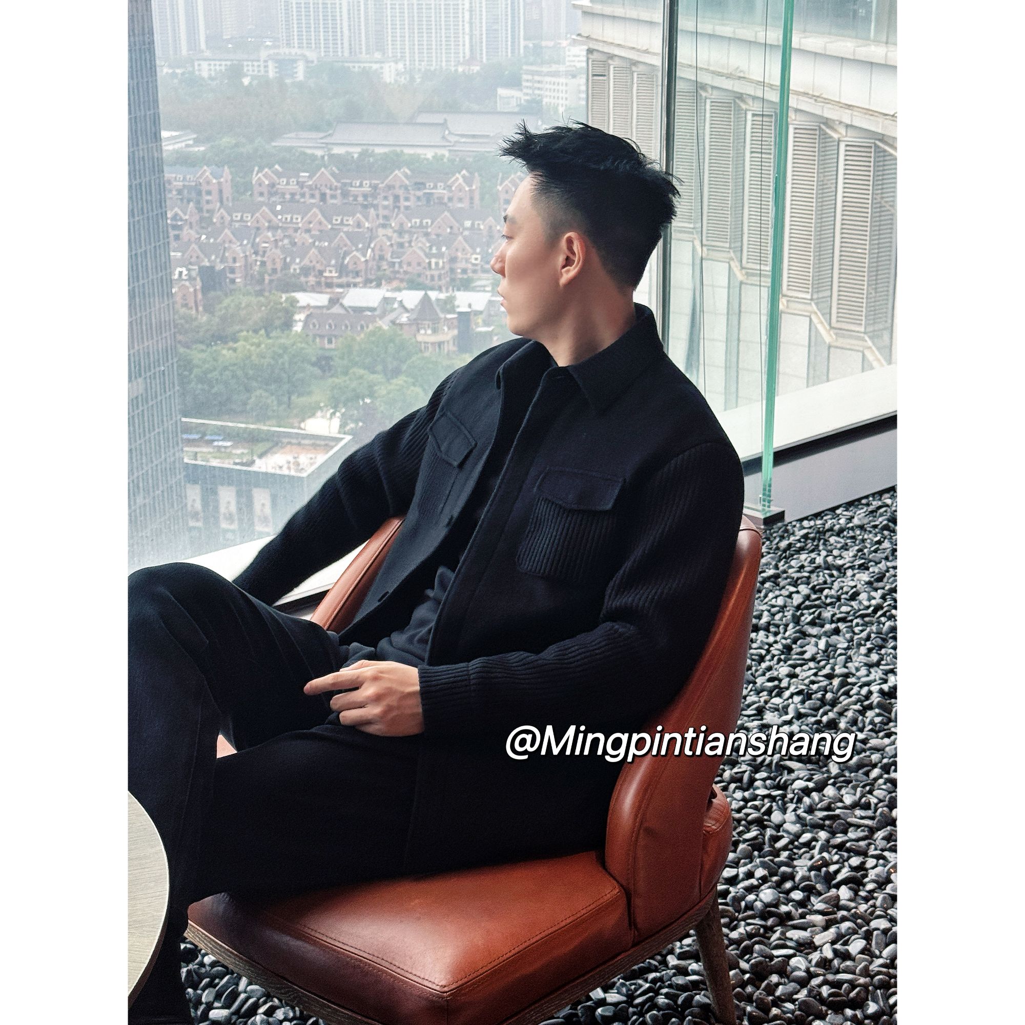 【黑标高定】铭品添尚2025秋冬新款男士休闲百搭羊毛夹克外套#25119