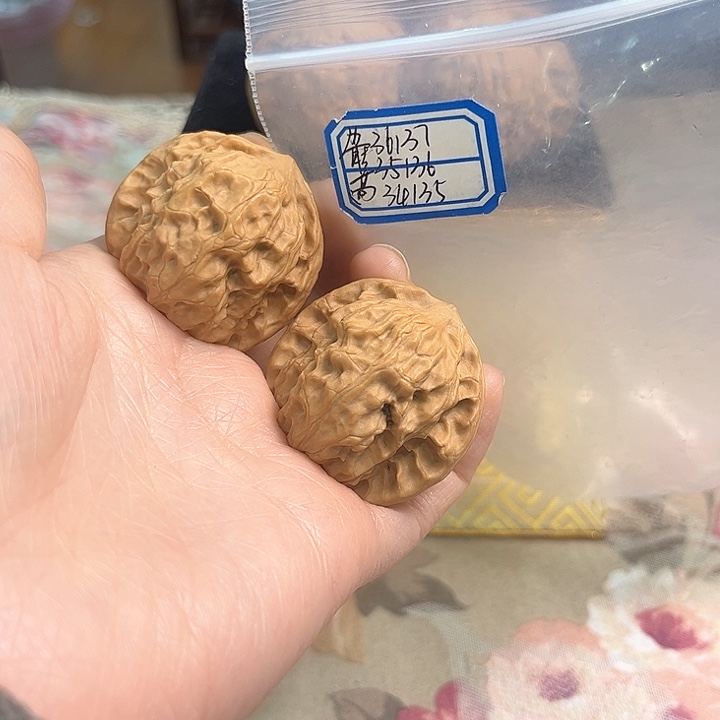 文玩核桃把件野狼