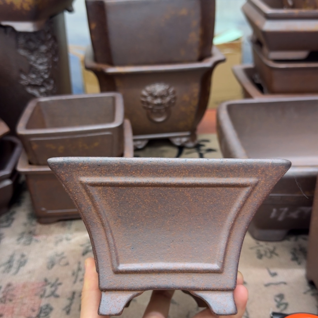 紫砂花盆10 宜兴紫砂正品货12x7