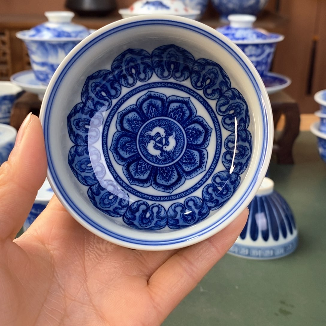 杯景德镇陶瓷手工手绘