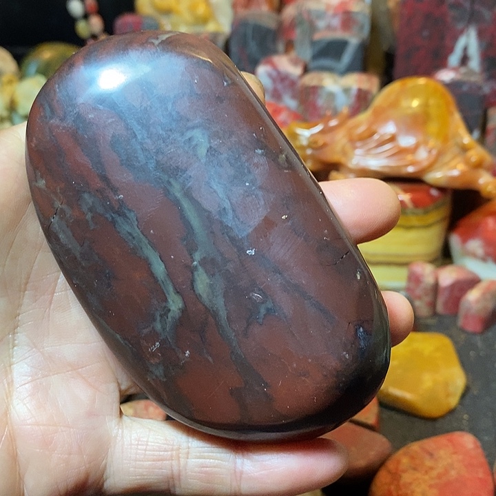 昌化鸡血石老坑朱砂