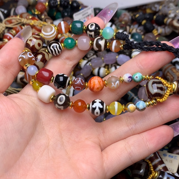 玛瑙/玉髓未镶嵌发一条