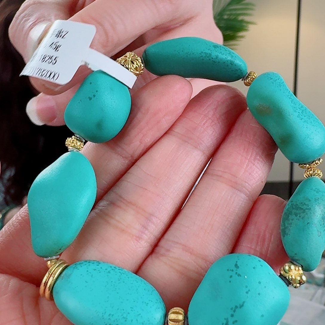 绿松石珠宝奇石未镶嵌