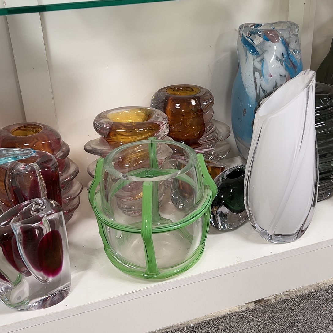 琉璃高20轻奢琉璃花器微瑕福利