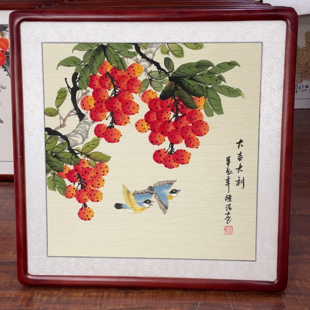 国画带框尺寸63*63厘米