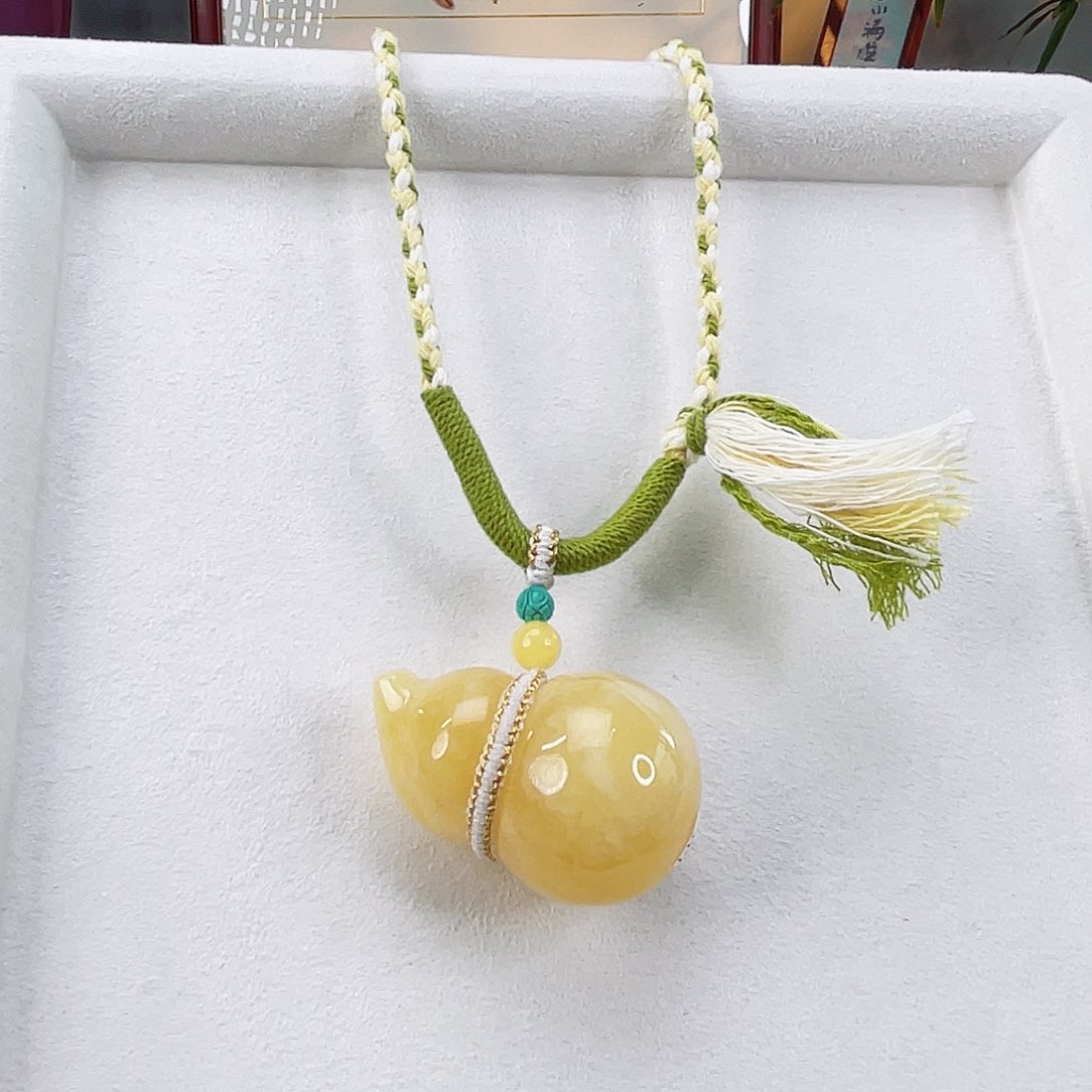 蜜蜡颈饰未镶嵌蜜蜡