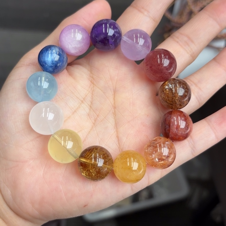 未镶嵌手链水晶多宝