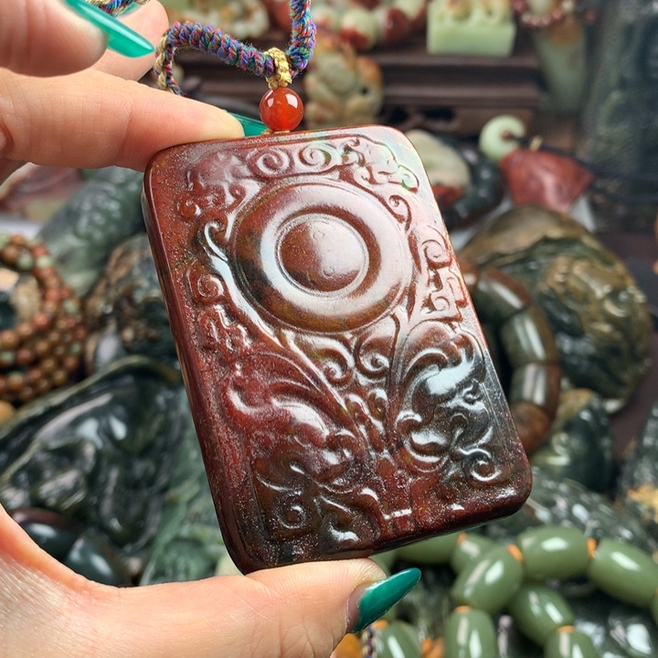 岫岩河磨玉（透闪石质玉）手把未镶嵌