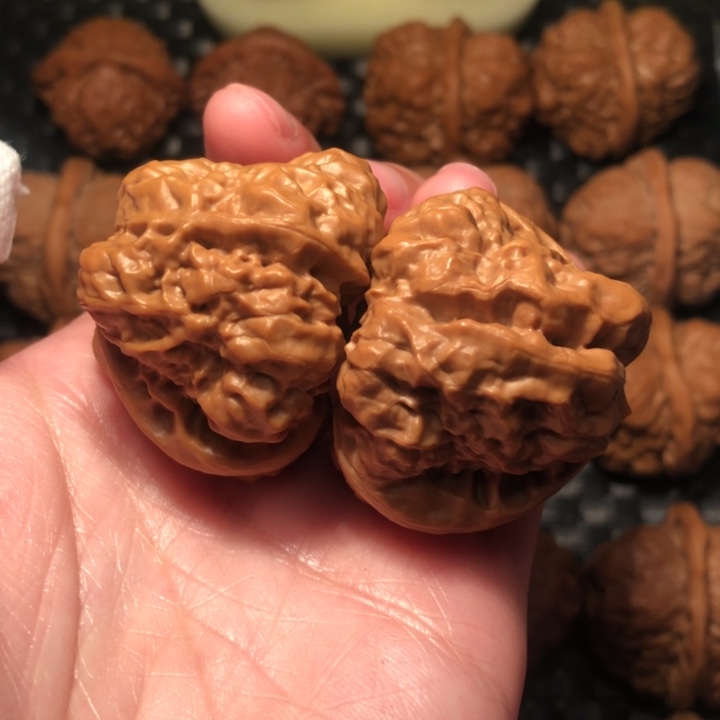 文玩核桃把件开背三角蛙