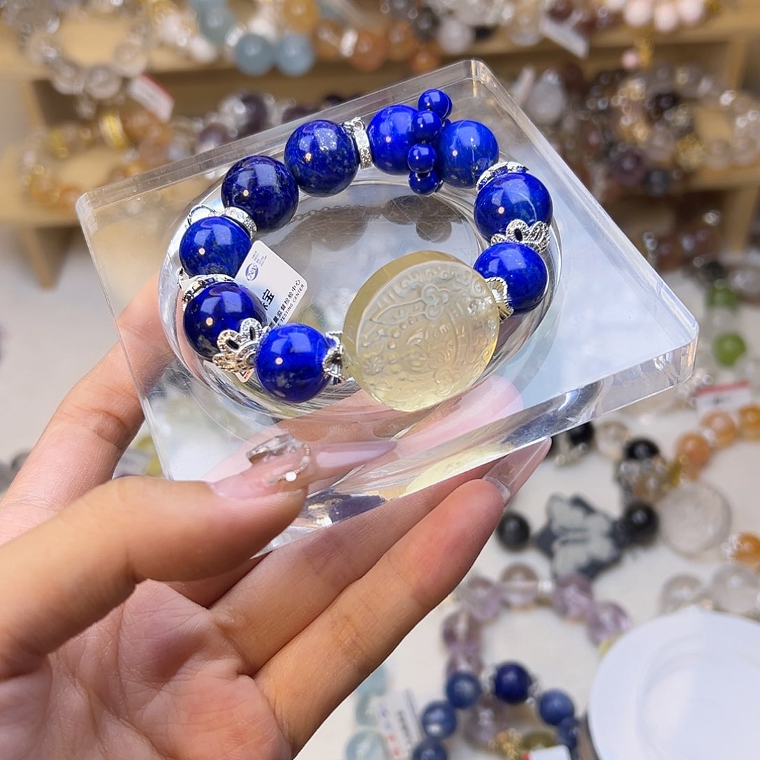 水晶手串合金水晶