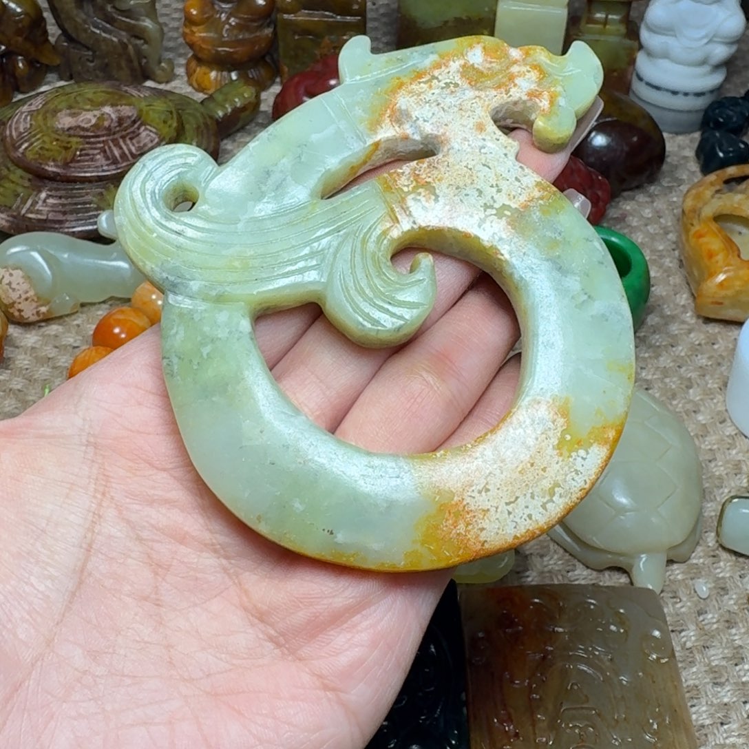 吊坠白玉菩提挂件