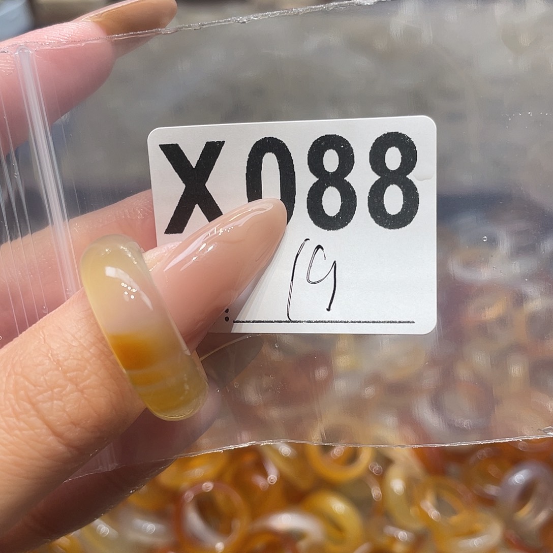 玛瑙/玉髓未镶嵌戒指088