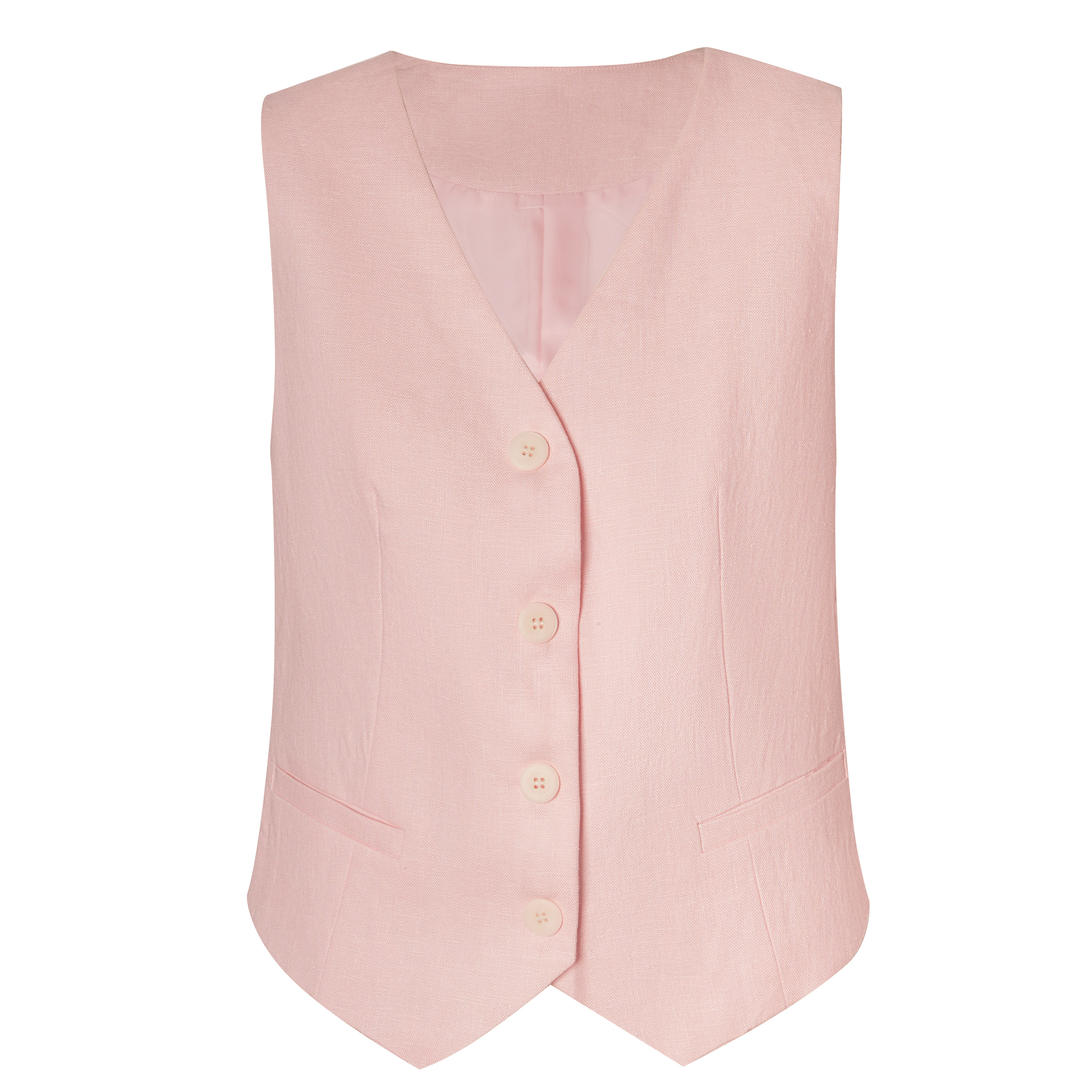 EUEUCA【EU8150】2025新款时尚初秋浅色简约系法式无袖马甲短裤套装