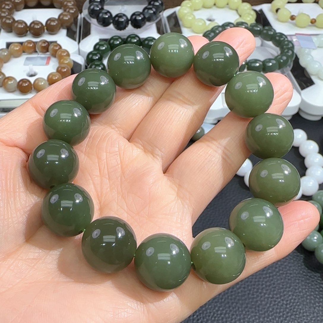 和田玉手链未镶嵌