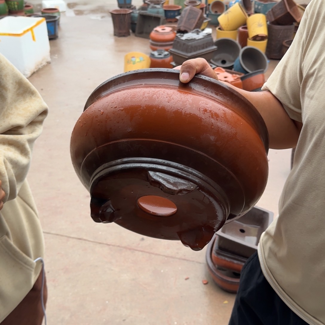 紫砂花盆口径30.15口径