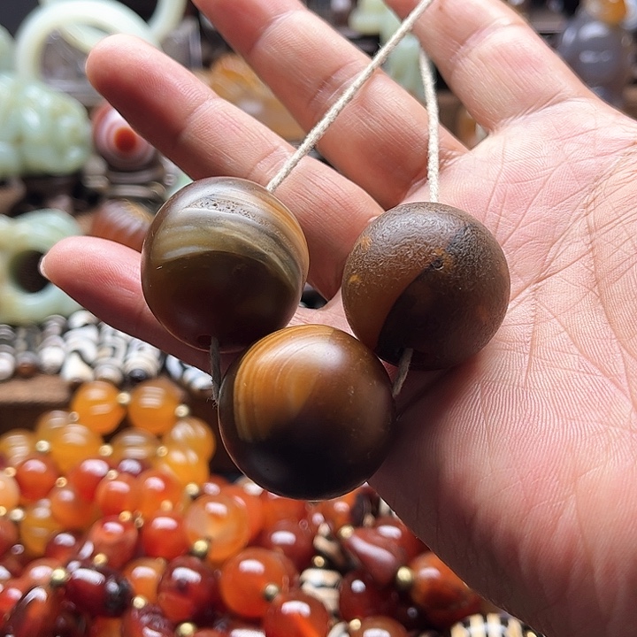 玛瑙/玉髓车挂未镶嵌