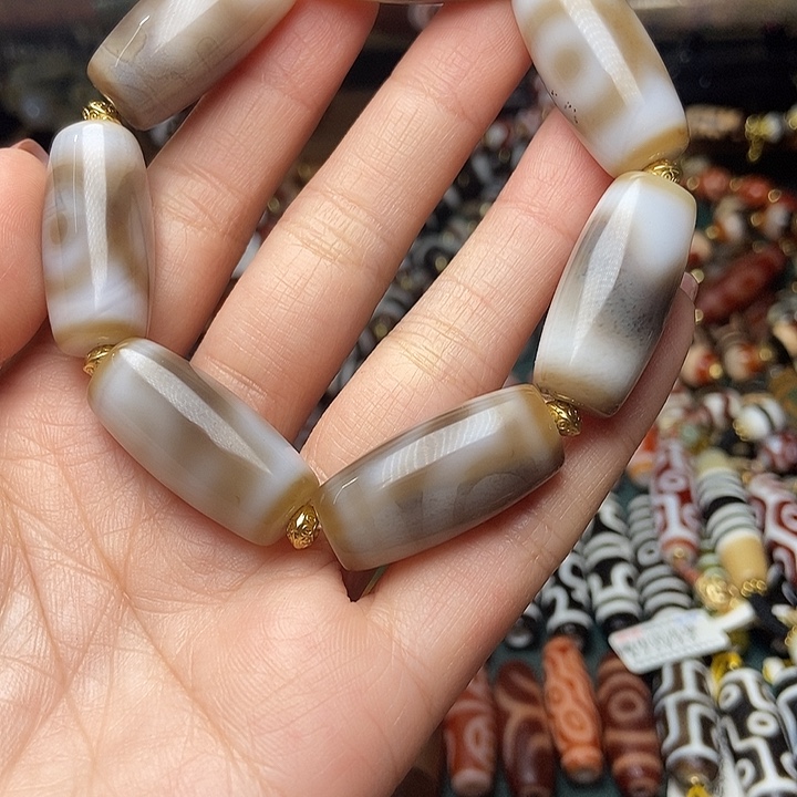 玛瑙/玉髓未镶嵌手链