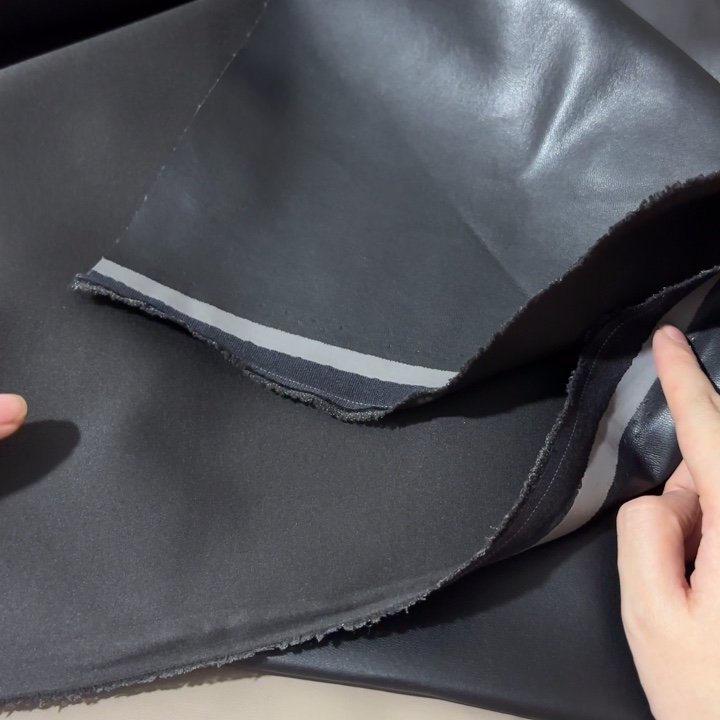 混纺黑色高货三层复合1米。 