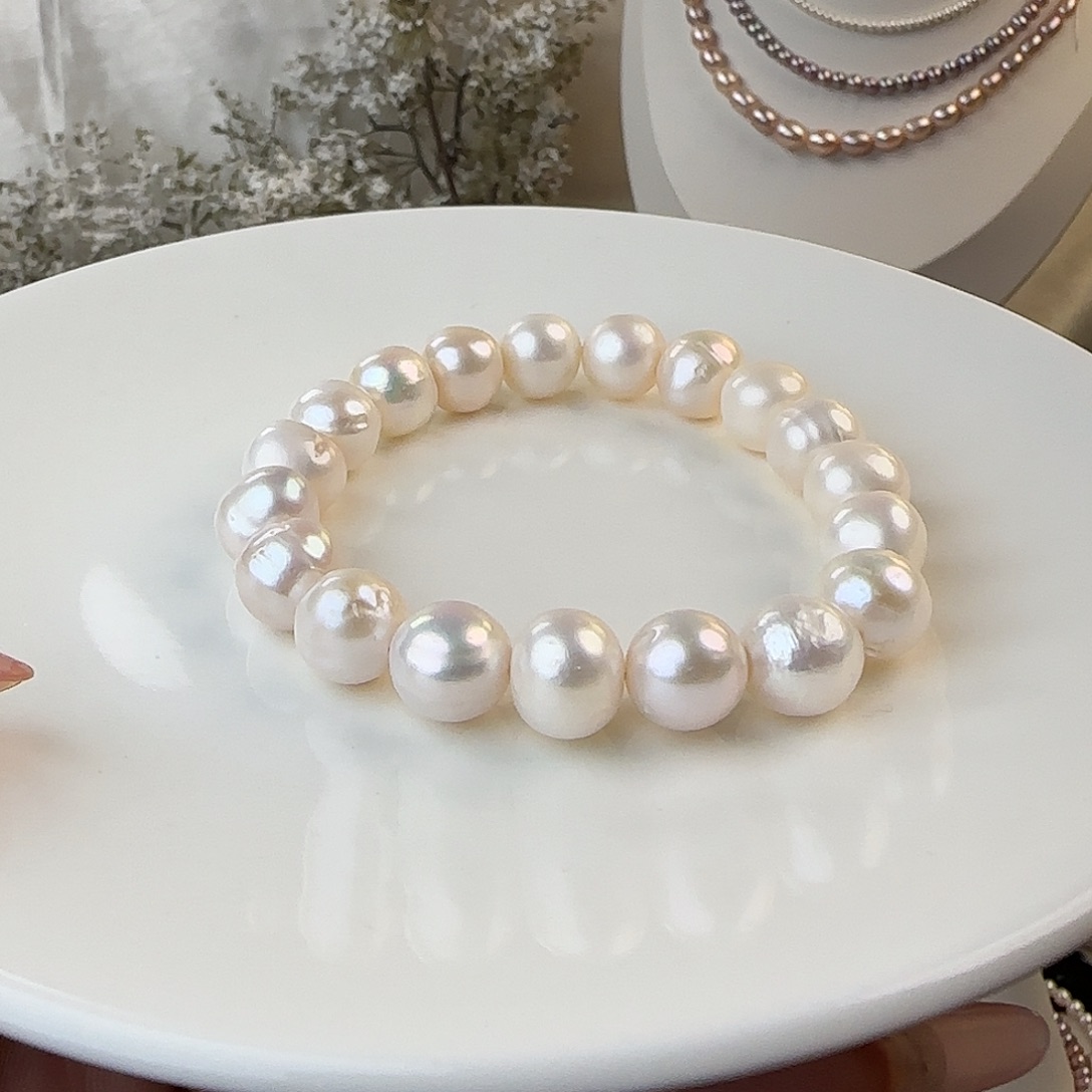 手绳未镶嵌淡水珍珠10-11mm微瑕