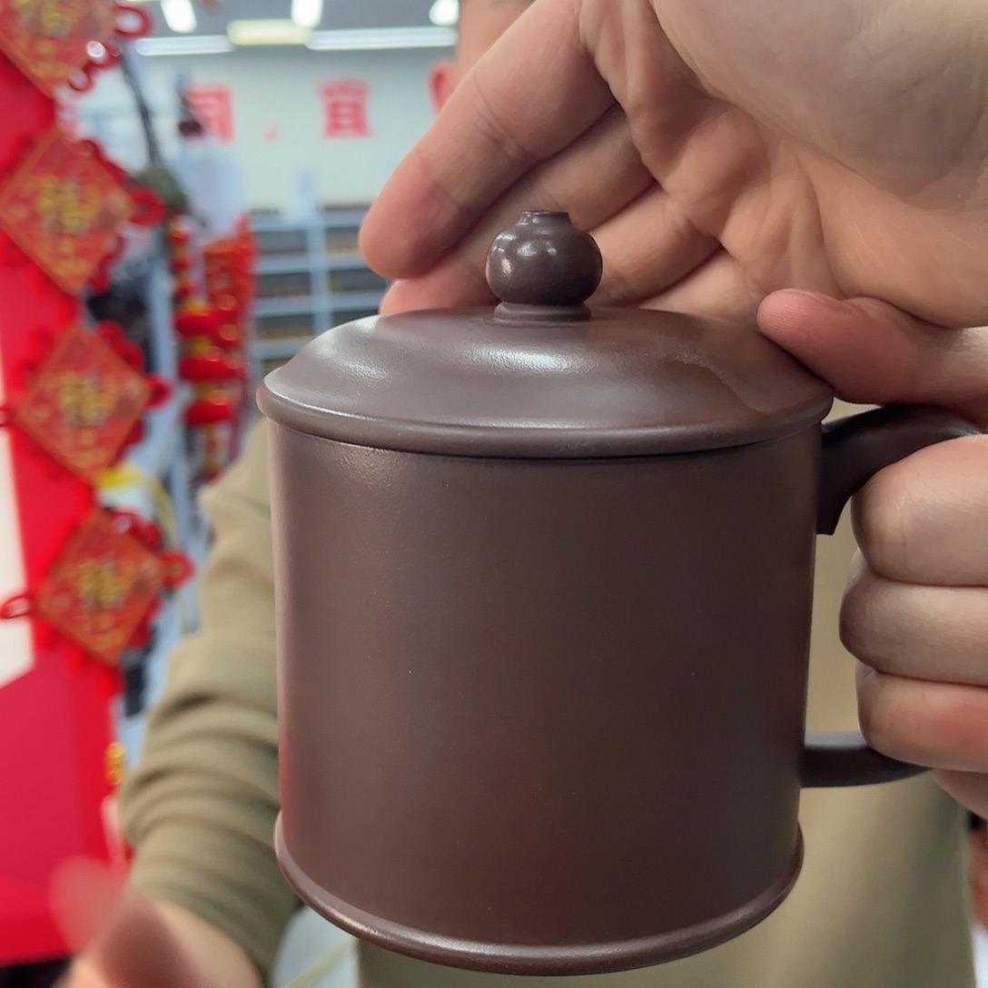 紫砂茶杯原矿紫砂
