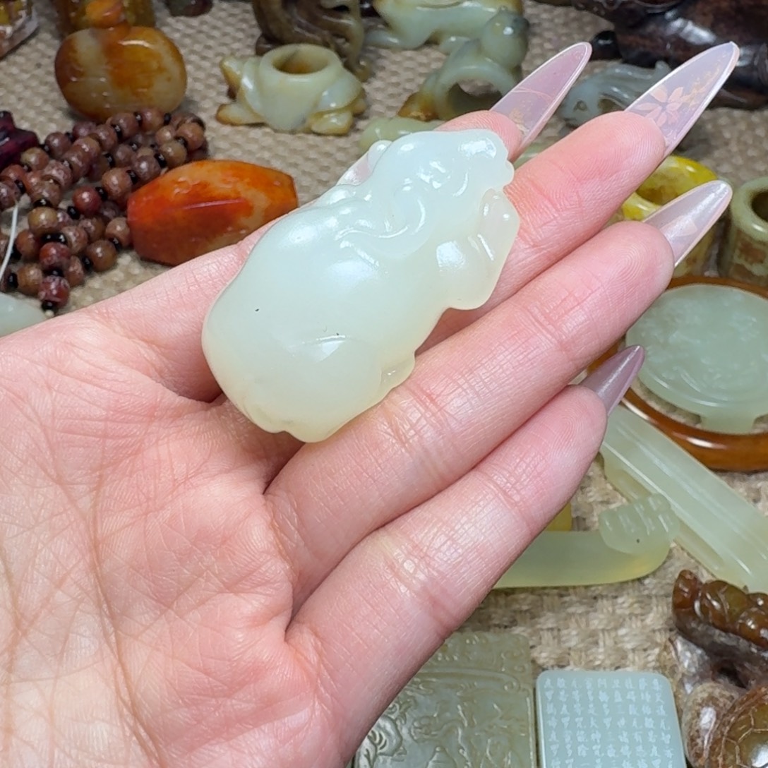 白玉菩提吊坠挂件