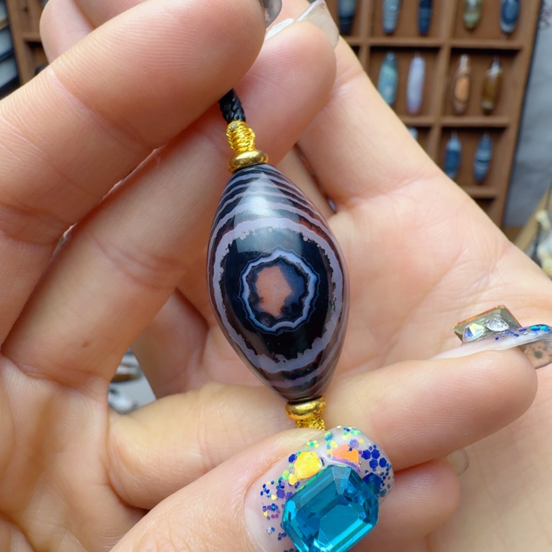 玛瑙/玉髓未镶嵌锁骨