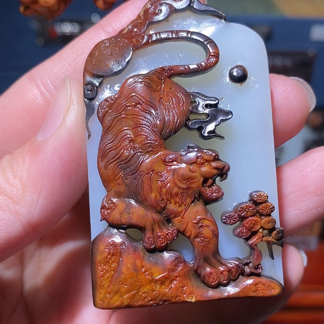 和田玉挂件未镶嵌