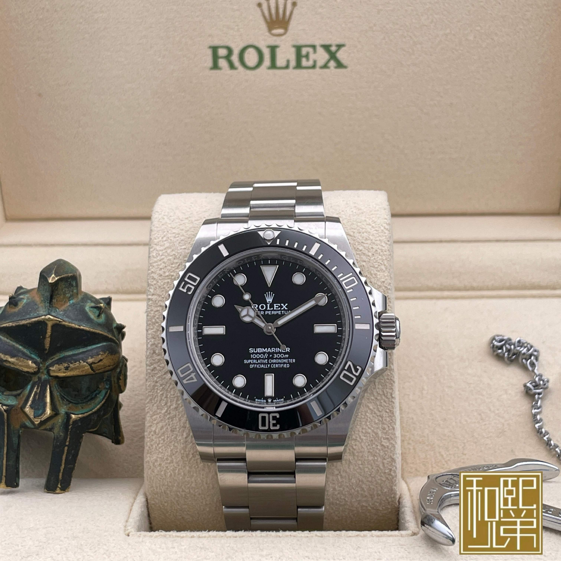 95新 Rolex/劳力士 潜航者/m124060-0001/无历黑/24全/41