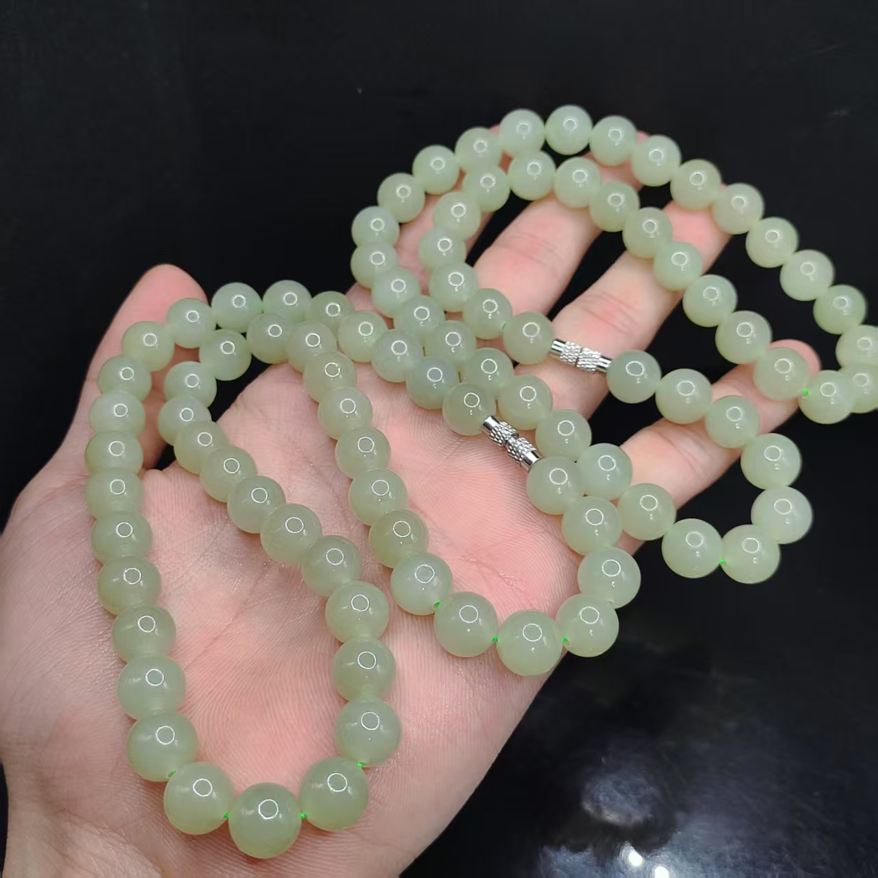 【龙龙严选】和田玉妈妈链X1【多样性发其一】约10mm