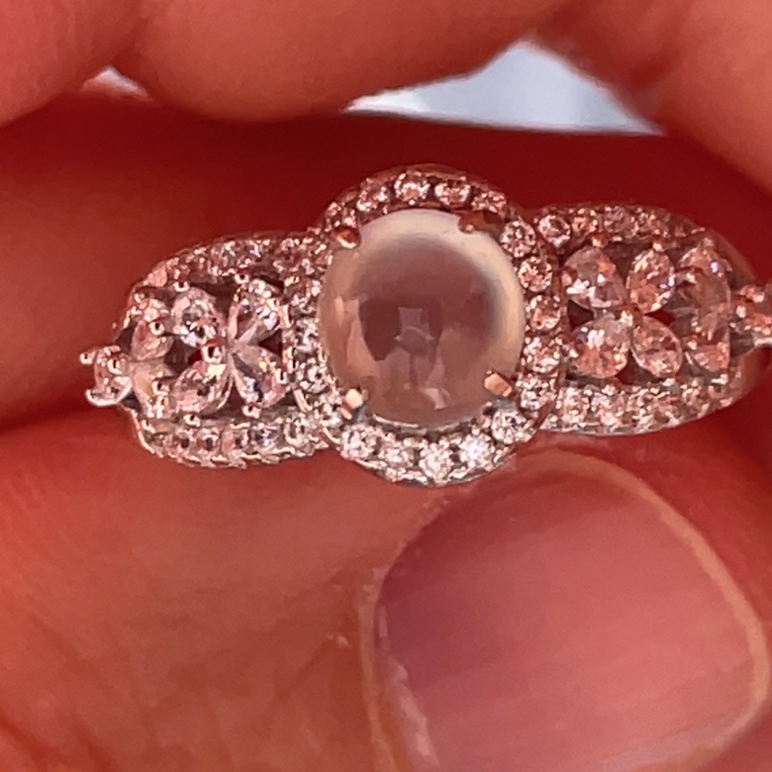 翡翠银S925镶嵌戒指纯天然缅甸翡翠A货