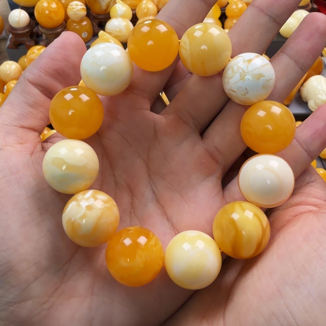 琥珀未镶嵌珠宝奇石20mm