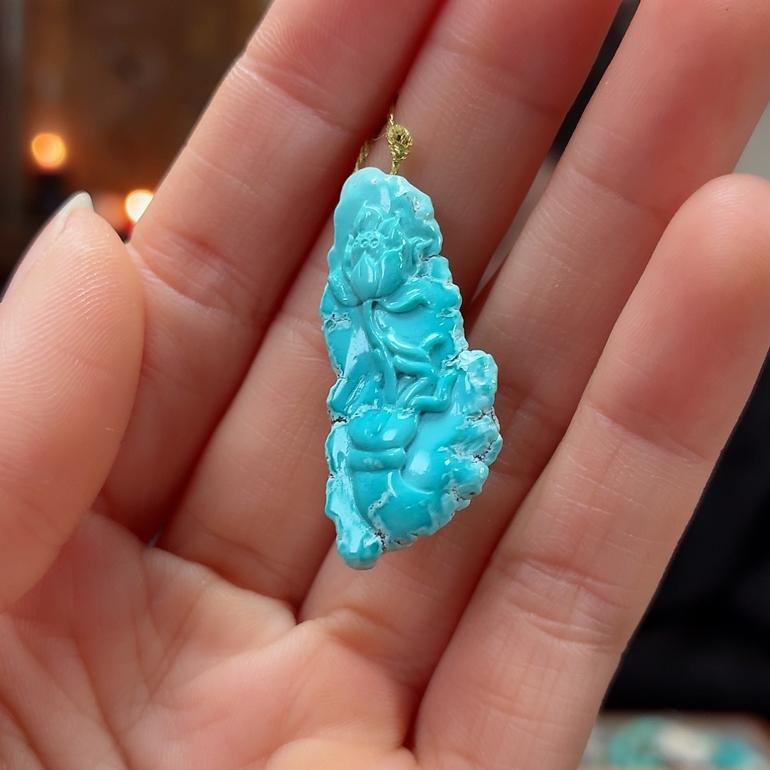 未镶嵌绿松石珠宝奇石