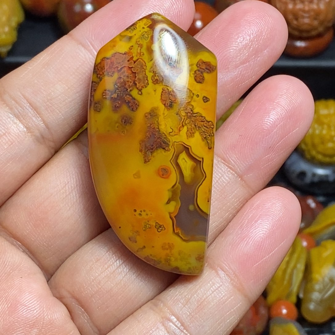 玛瑙/玉髓未镶嵌战国红G*n