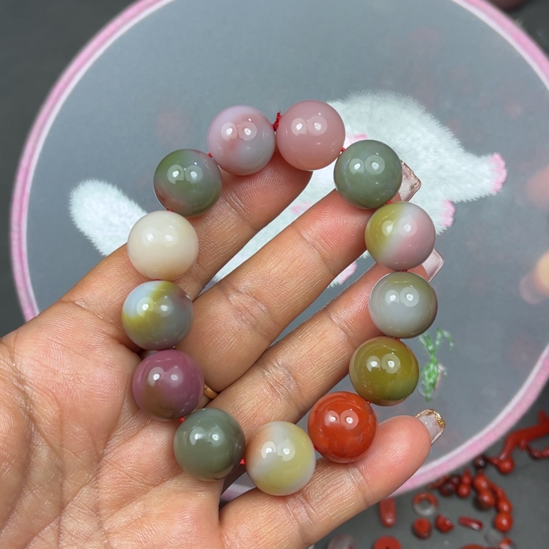 南红玛瑙未镶嵌手串