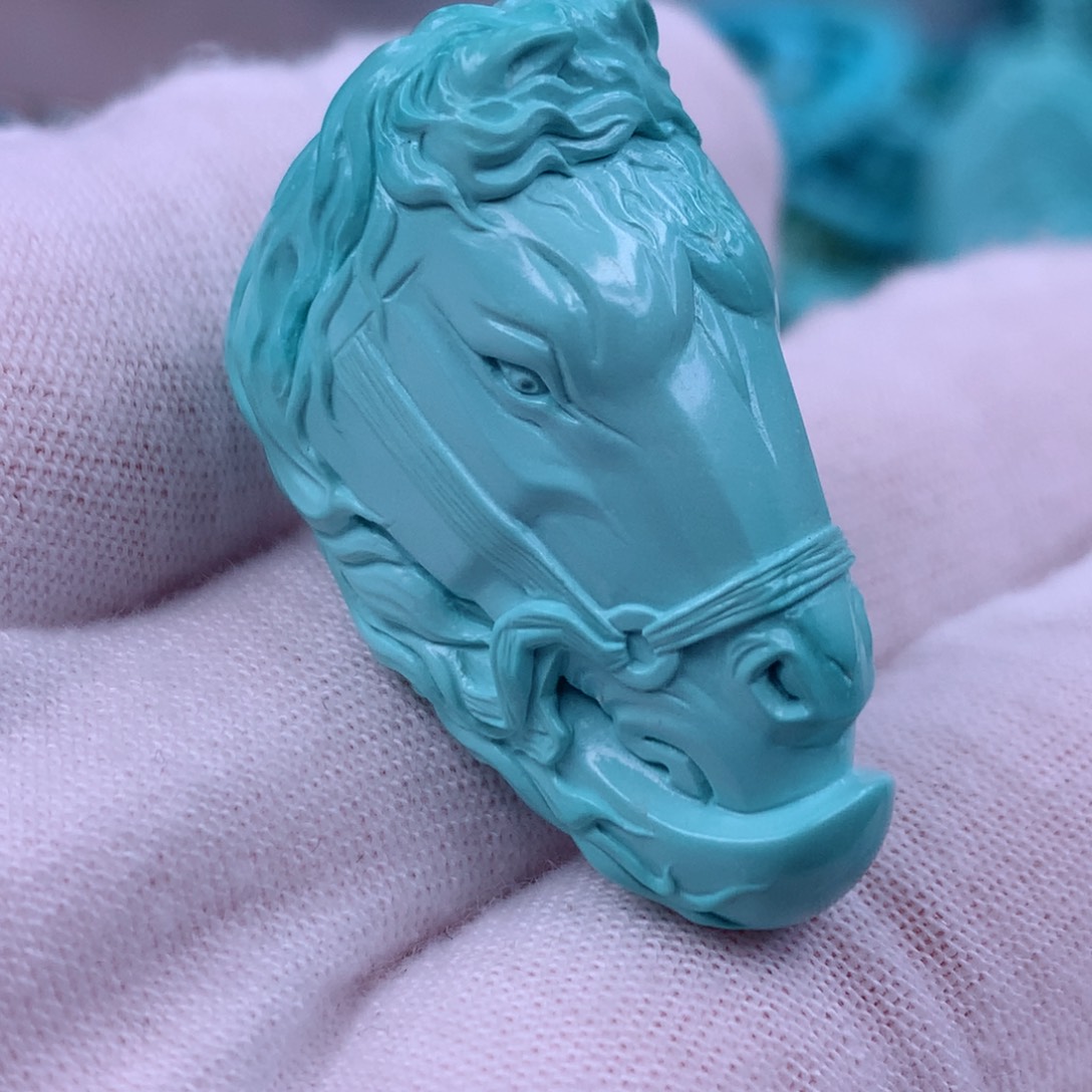 绿松石挂件未镶嵌