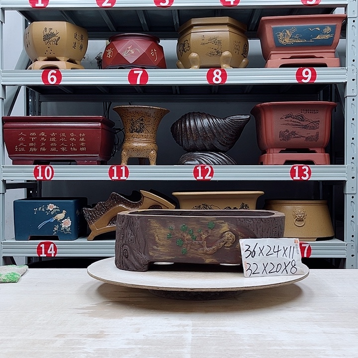 紫砂花盆紫砂花盆