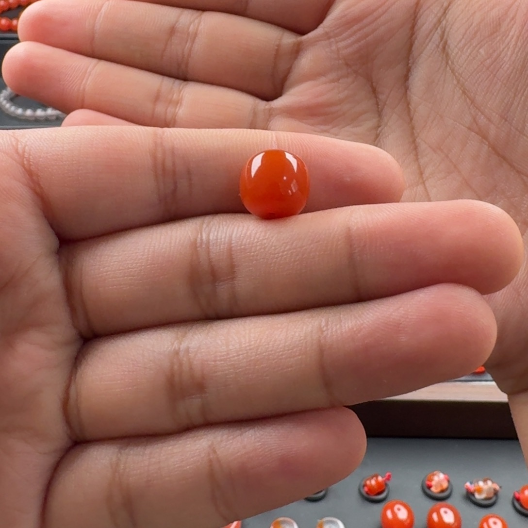南红玛瑙未镶嵌老型10.9*10mm