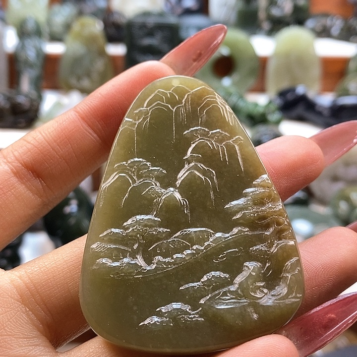 和田玉颈饰未镶嵌