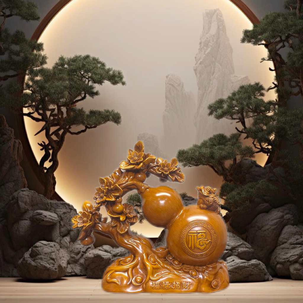 福利福禄招财葫芦新中式家居摆件