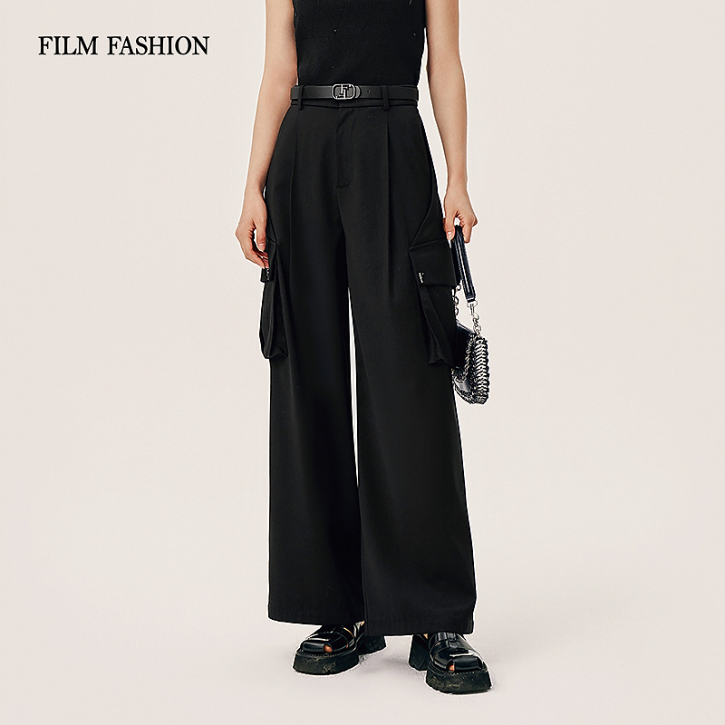 【小杨总专属】一电影一时装工装阔腿裤长裤（不含皮带）FFCK112633