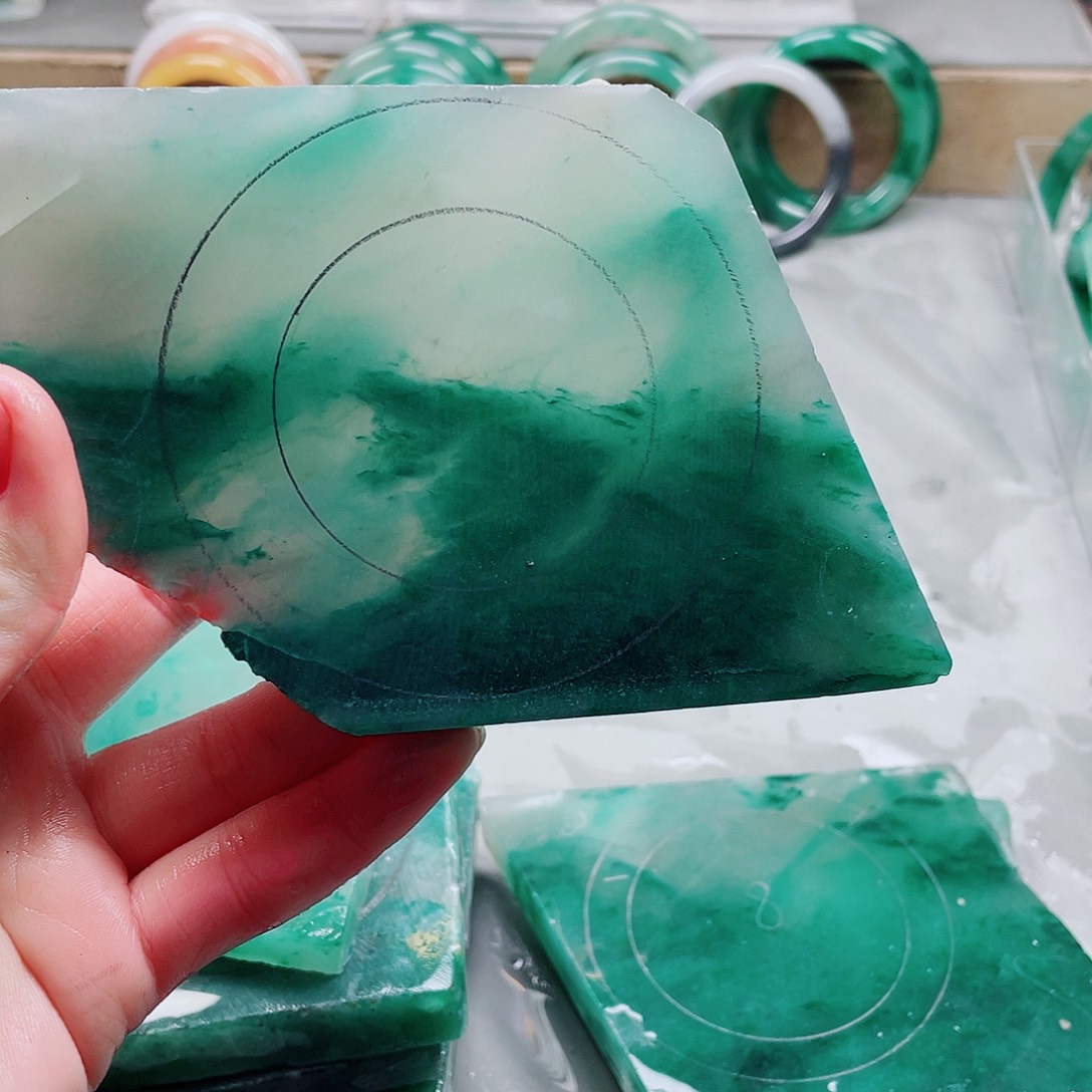 石英质玉手镯未镶嵌奶*