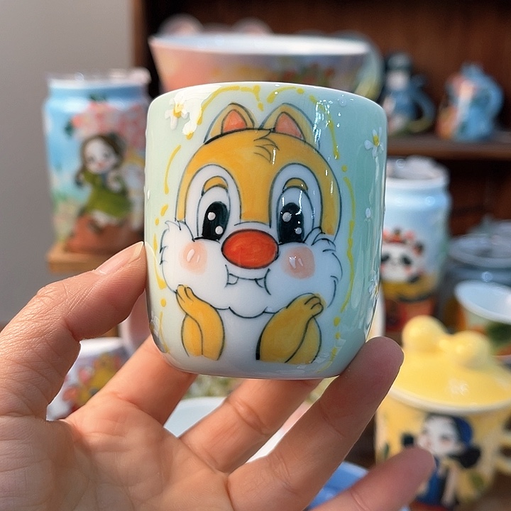 陶景德镇釉下手绘陶瓷  