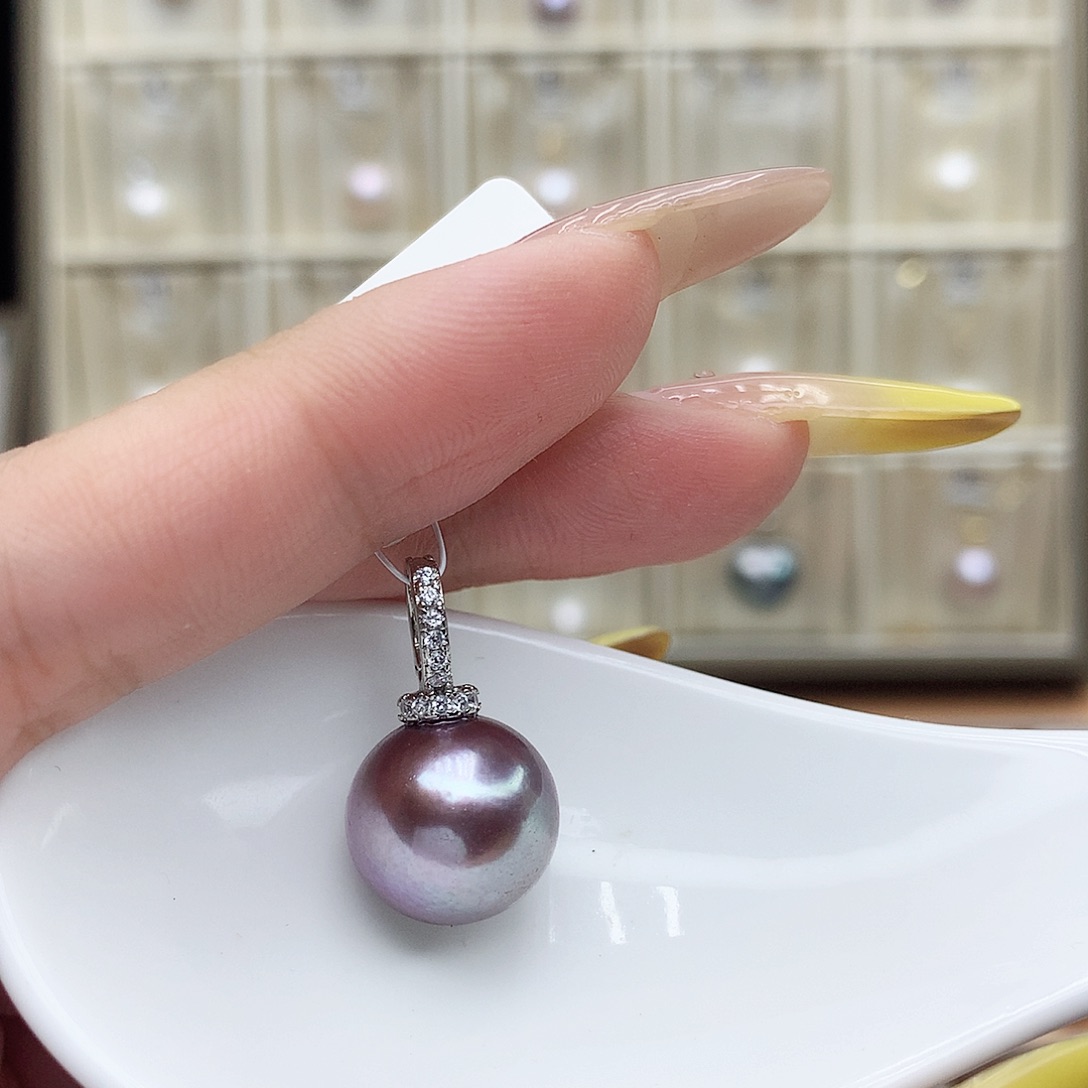 淡水珍珠合金吊坠(赠链)