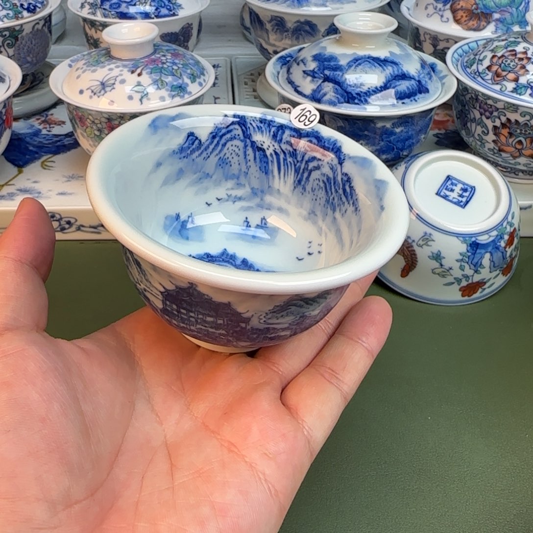 彦祖纯手工手绘茶具169