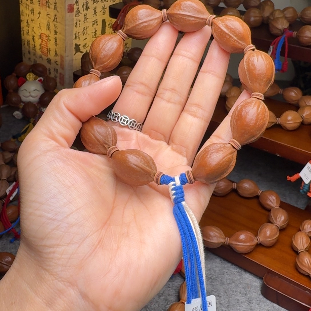 李****手串橄榄核19/26老核原皮 梅林铁核