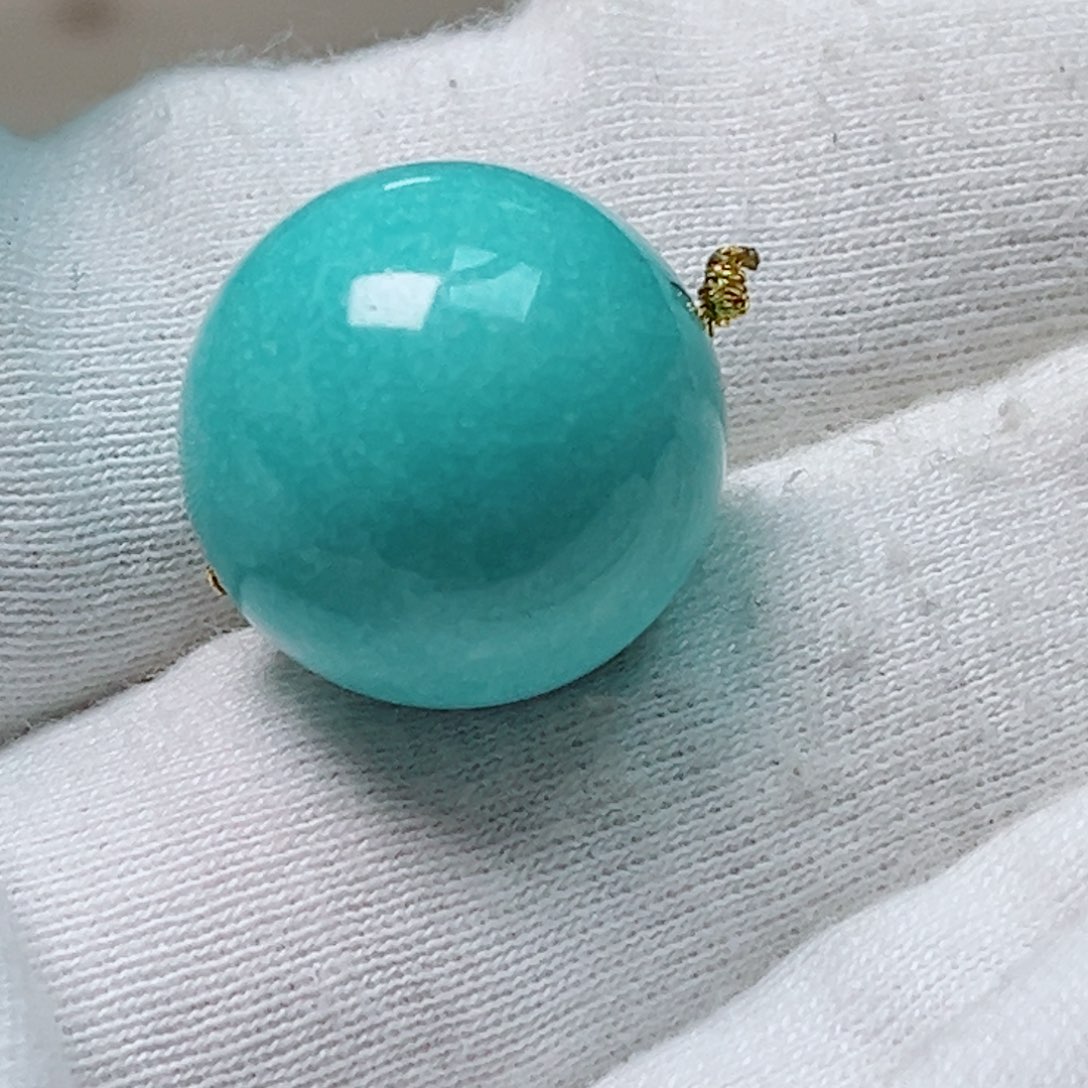 绿松石未镶嵌17圆珠