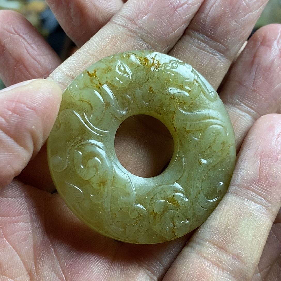 和田玉（糖玉）挂件未镶嵌