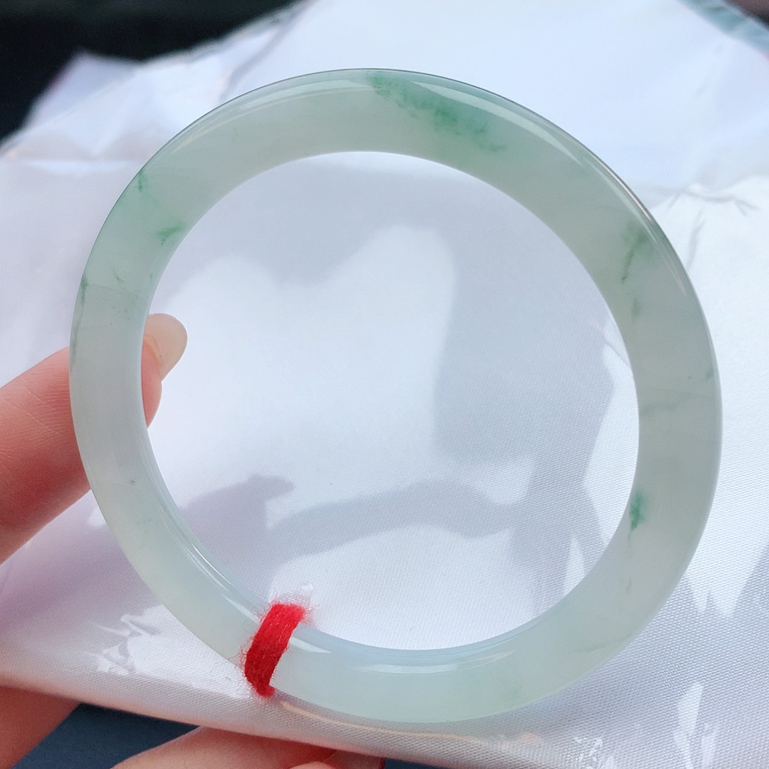 翡翠手镯未镶嵌54圆条880270