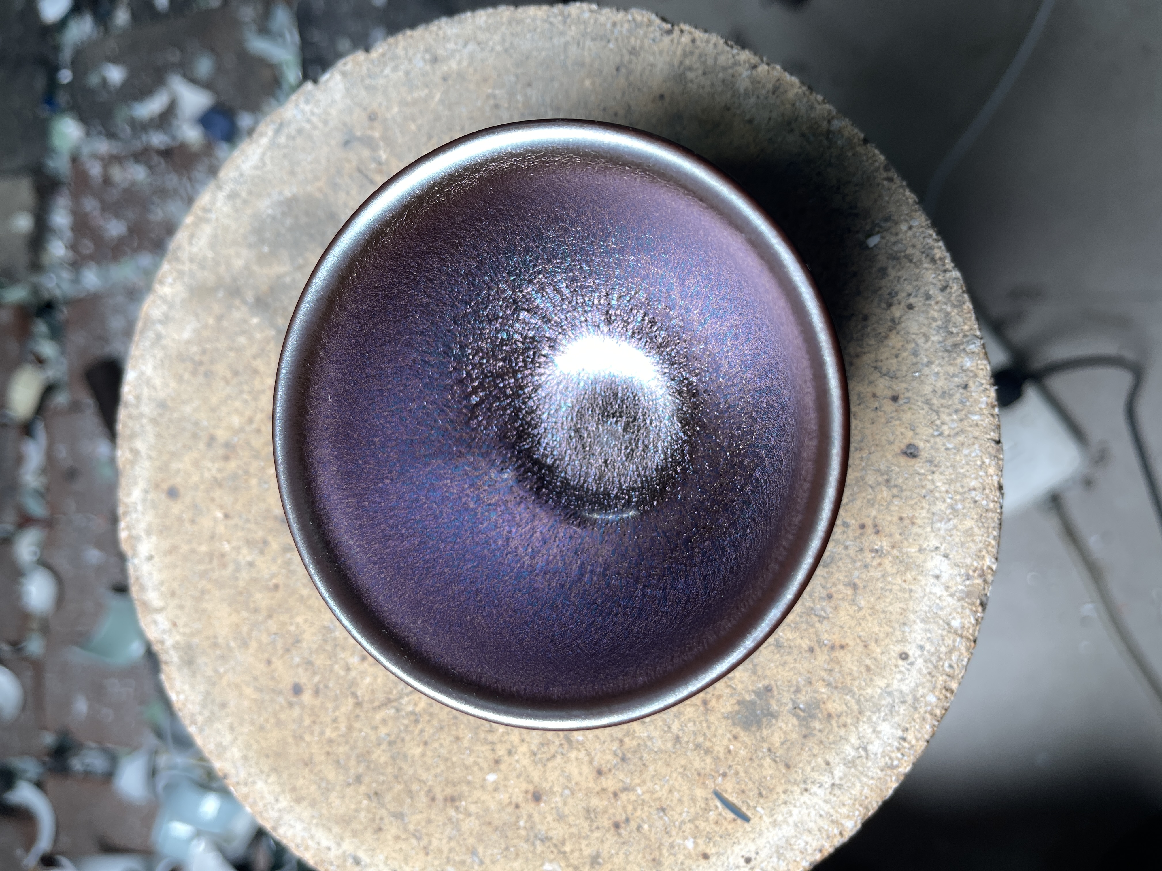 建窑建盏 手工茶器【流光溢彩】