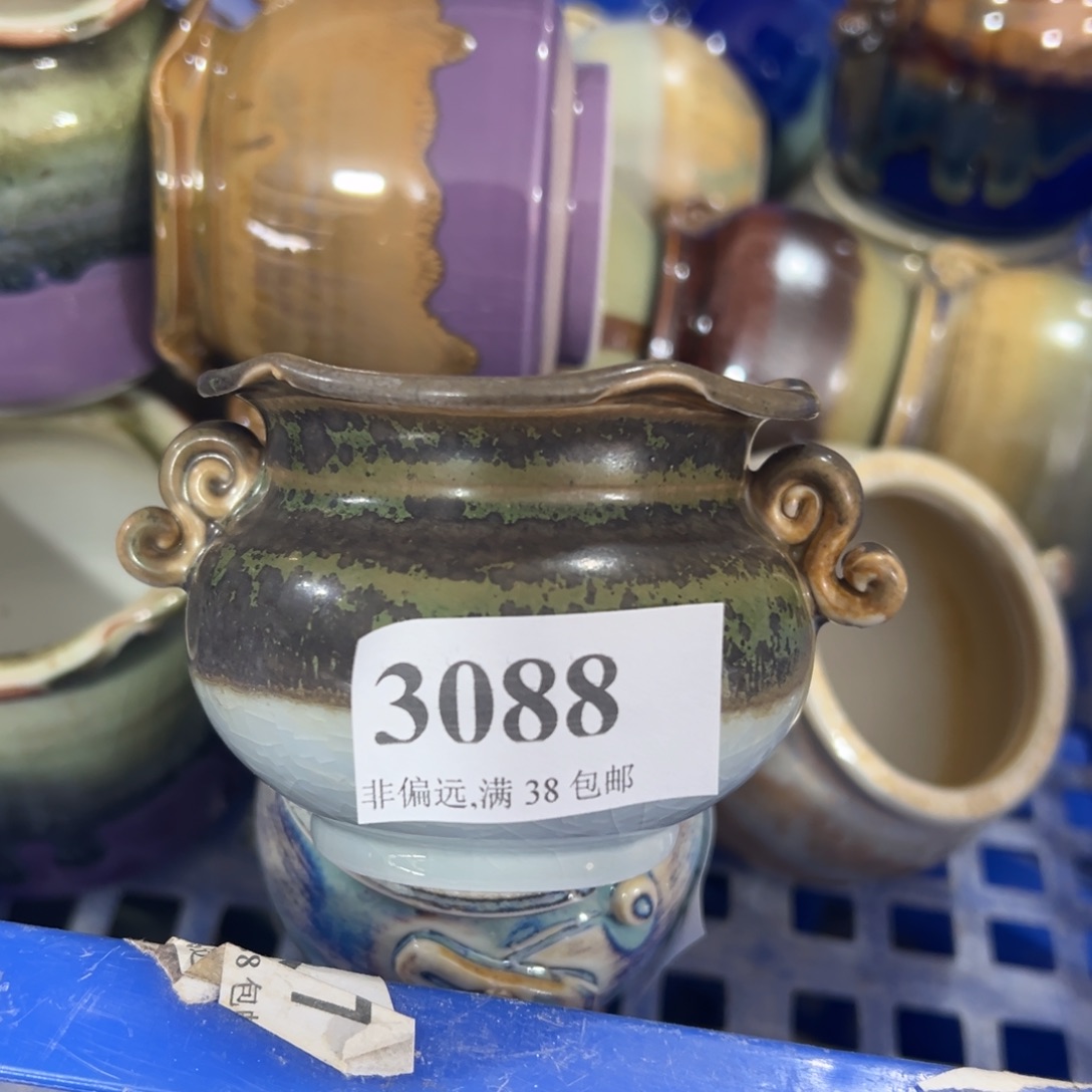 红陶景德镇手工花盆